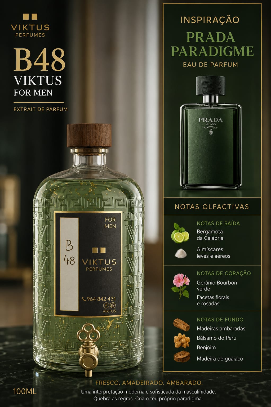  B 48   VIKTUS - Inspiração Paradigme da Prada 