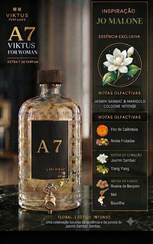 A 7  VIKTUS - Inspiração Jasmin Sambac de Jo Malone